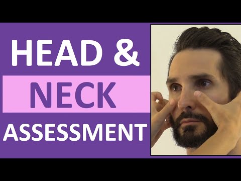 Thumbnail for the embedded element "Head and Neck Assessment Nursing | Head to Toe Assessment of Head Neck ENT Lymphatic Cranial Nerves"