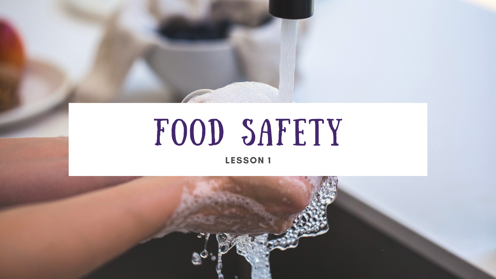 Lesson 1: Food safety
