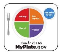Image showing the my plate guide in Vietnamese language