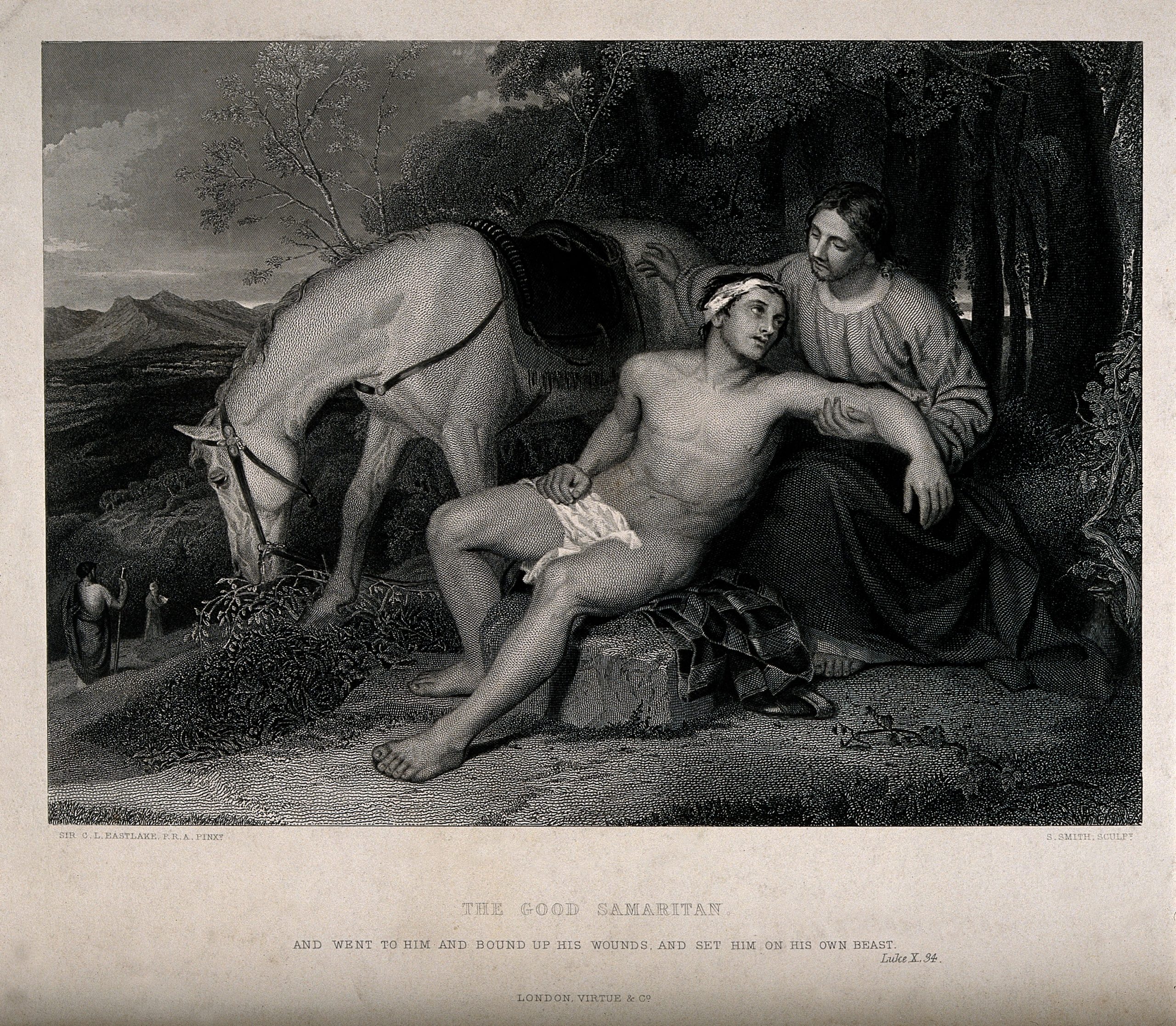 Image showing the Good Samaritan art work