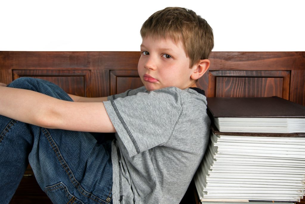 Photo showing a Child Struggling With Symptoms of ADHD
